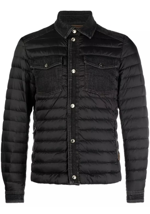 Moorer Mougi quilted down jacket - Black