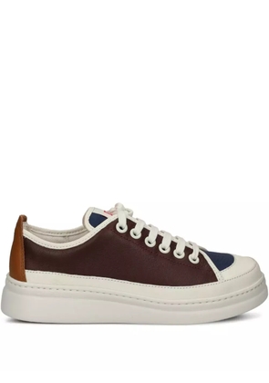 Camper leather-panelled lace-up sneakers - Brown