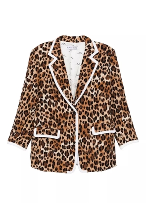 Rowen Rose leopard print jacket - Brown