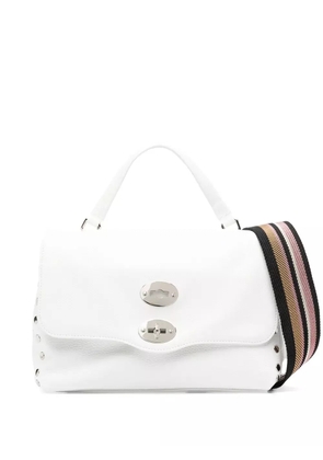 Zanellato Postina leather tote bag - White