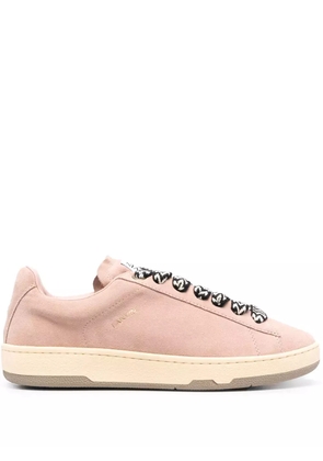 Lanvin logo-patch low-top sneakers - Pink