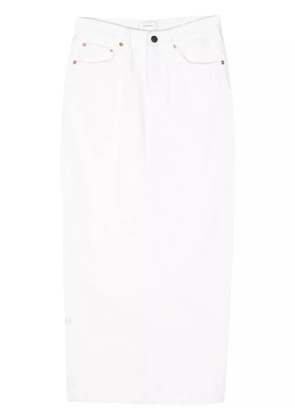 WARDROBE.NYC Denim Column maxi skirt - White