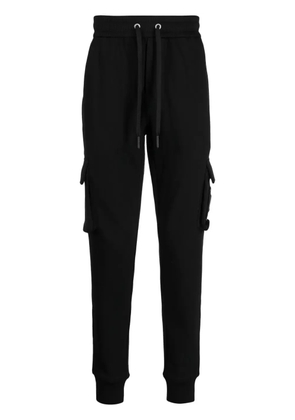 Moose Knuckles cargo-pockets cotton track pants - Black