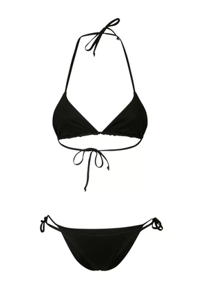 Fisico reversible triangle bikini - Black
