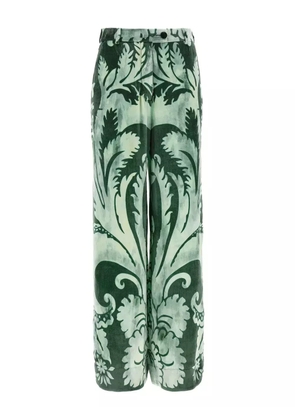 F.R.S For Restless Sleepers Arche tropical-print trousers - Green