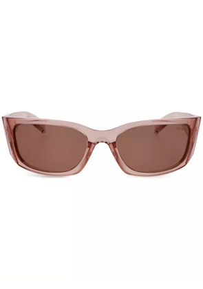 Prada Eyewear shield sunglasses - Pink