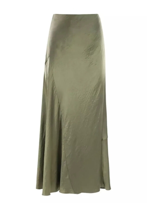 Vince Bias panelled maxi skirt - Green