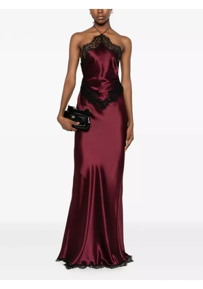 Retrofete lace-trim maxi dress - Red