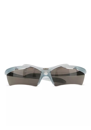 Balenciaga Eyewear Turbo rectangle-frame sunglasses - Grey