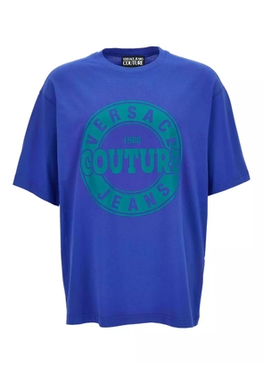 Versace Jeans Couture logo-print t-shirt - Blue
