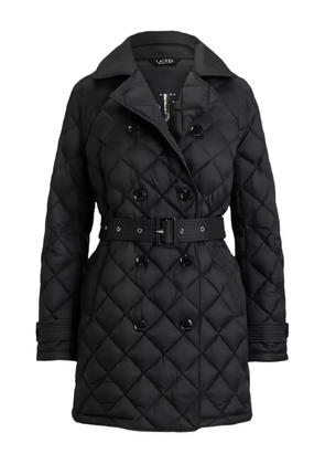 Lauren Ralph Lauren quilted belted coat - Black