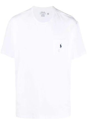Polo Ralph Lauren embroidered-logo short-sleeve T-shirt - White