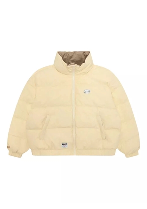 AAPE BY *A BATHING APE® Moonface puffer jacket - Yellow