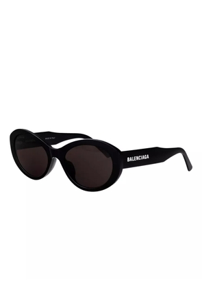 Balenciaga Eyewear oval-frame sunglasses - Black