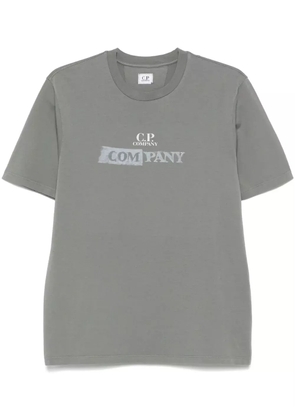 C.P. Company logo-print jersey T-shirt - Grey