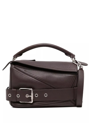 LOEWE small puzzle biker bag - Brown