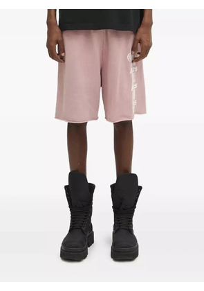 Aries Aged Ancient Column print shorts - Pink