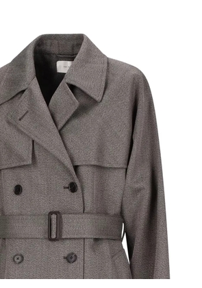 The Row Rhydian belted double-breasted coat - Brown