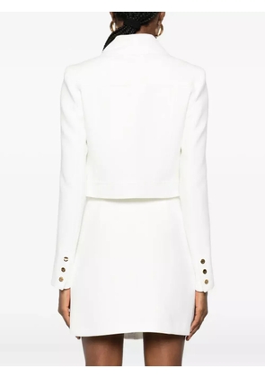 Elisabetta Franchi crepe jacket - White