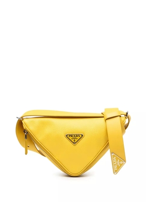 Prada Pre-Owned 2013-2025 Saffiano Triangle Convertible shoulder bag - Yellow