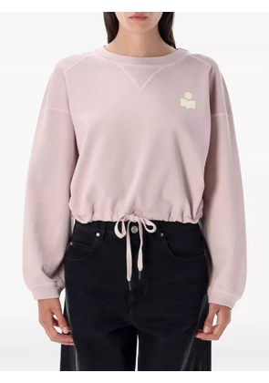 MARANT ÉTOILE cotton blend sweatshirt - Pink