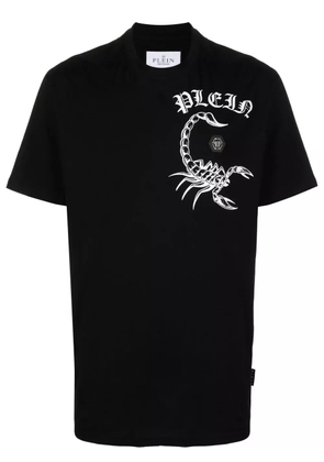 Philipp Plein chest logo-print detail T-shirt - Black