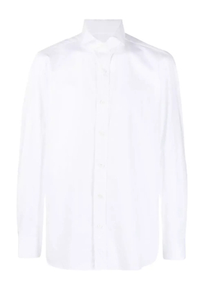 Borrelli spread-collar shirt - White