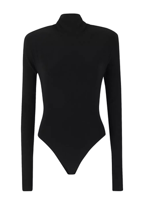 Norma Kamali turtleneck long-sleeve bodysuit - Black