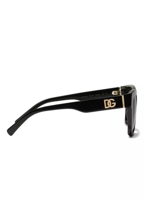 Dolce & Gabbana Eyewear DG Crossed square-frame sunglasses - Black