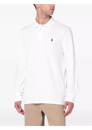 Polo Ralph Lauren long-sleeve logo polo shirt - White