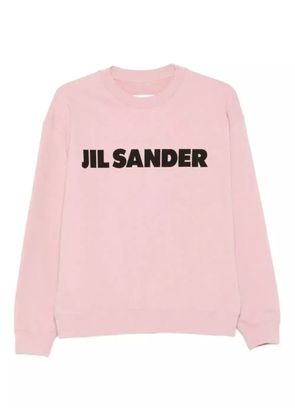Jil Sander logo-print sweatshirt - Pink