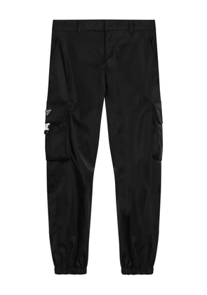 Prada cargo straight-leg trousers - Black