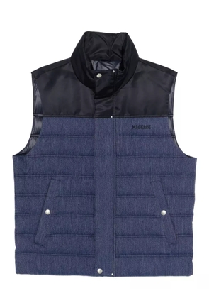 Mackage quilted panelled vest - Blue