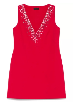 LIU JO crystal-embellished mini dress - Red