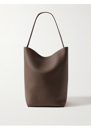 The Row - Large Full-Grain Leather Tote Bag - Men - Brown