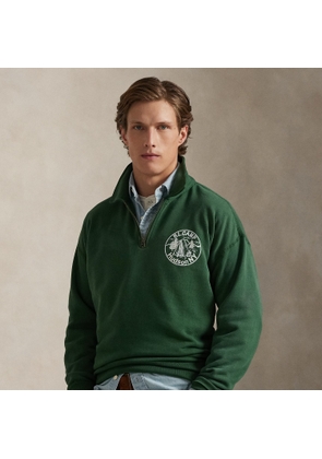 Vintage Fit Collared Graphic Sweatshirt