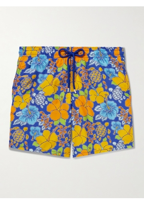 Vilebrequin - Moorea Straight-Leg Mid-Length Printed ECONYL® Swim Shorts - Men - Blue - S