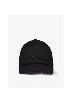Mens Christian Louboutin Mooncrest Cotton-Canvas Baseball Cap