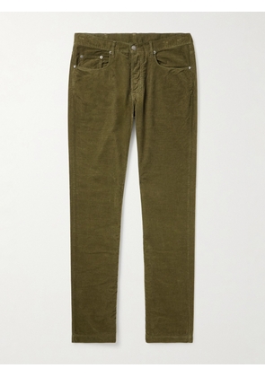Massimo Alba - Slim-Fit Straight-Leg Cotton-Corduroy Trousers - Men - Green - UK/US 30