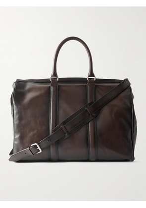 Officine Creative - Quentin 009 Leather Weekend Bag - Men - Brown