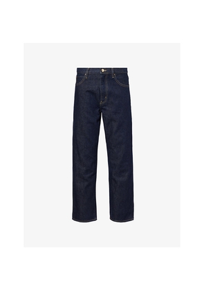 Womens Frame The Hang Five-Pockets Straight-Leg Mid-Rise Denim Jeans