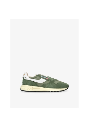 Mens Autry Reelwind Low-Top Mixed-Material Trainers