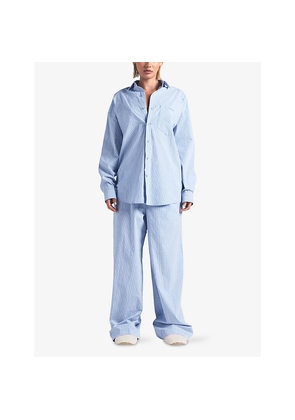 Womens Skims Oversized Striped Cotton Pyjamas Set