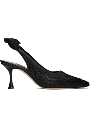 Manolo Blahnik Black Pelagalo Heels
