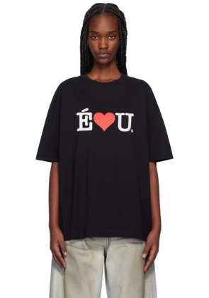 Études Black 'ÉLU' Relax T-shirt
