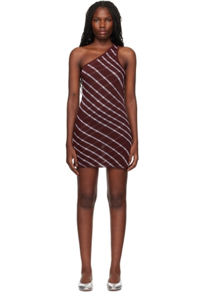 Gimaguas Burgundy Irina Minidress