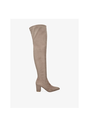 Womens Steve Madden Crosswalk Faux-Suede Over-The-Knee Boots
