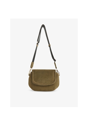 Womens Whistles Nala Suede Cross-Body Bag