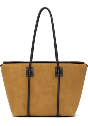 HEREU Tan Forna Suede Tote