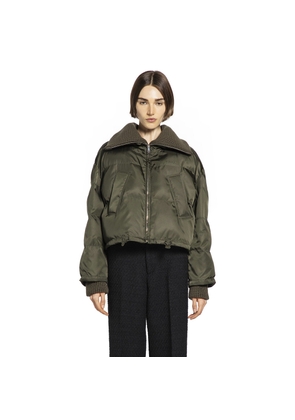 Cotton Blend Flared Trousers